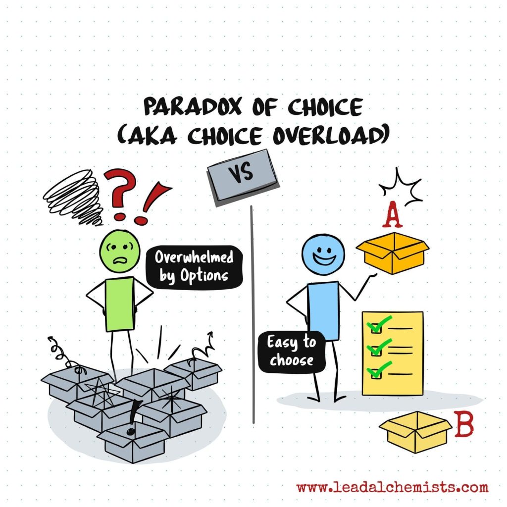 Guide to The Paradox of Choice in Marketing: Description, Psychology ...